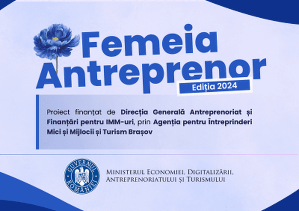 Plăcuțe Femeia Antreprenor ediția 2024 — model Brașov