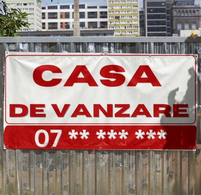 Banner Banner De Vânzare 120