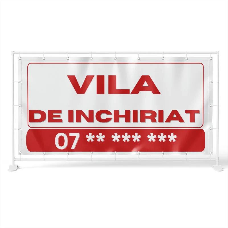 Banner Vila De Închiriat